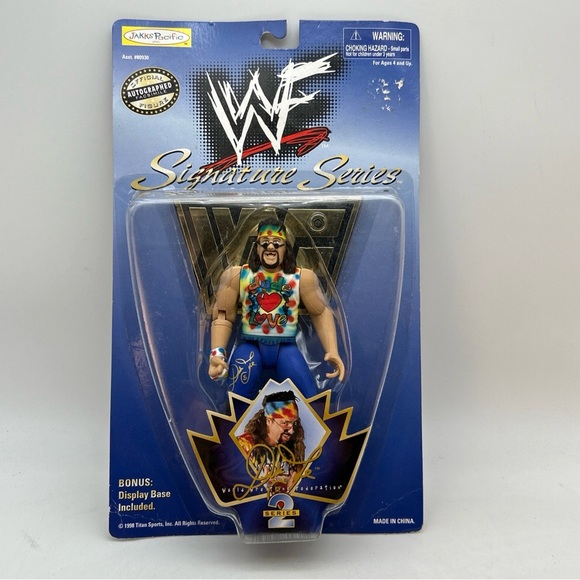 1998 JAKKS Pacific - Dude Love WWF Signature Series 2 Wrestling Action Figure - Picture 1 of 9